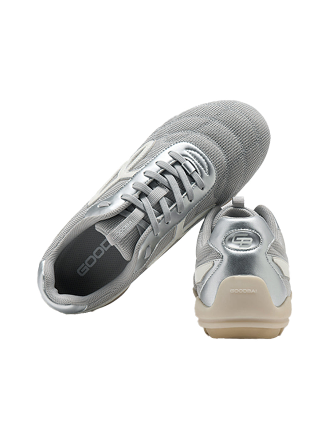 GOODBAI |  Retro Mesh Soccer Football Flat Trainer-Gray - PSYLOS 1, GOODBAI |  Retro Mesh Soccer Football Flat Trainer-Gray, Retro Trainers, GOODBAI, PSYLOS 1